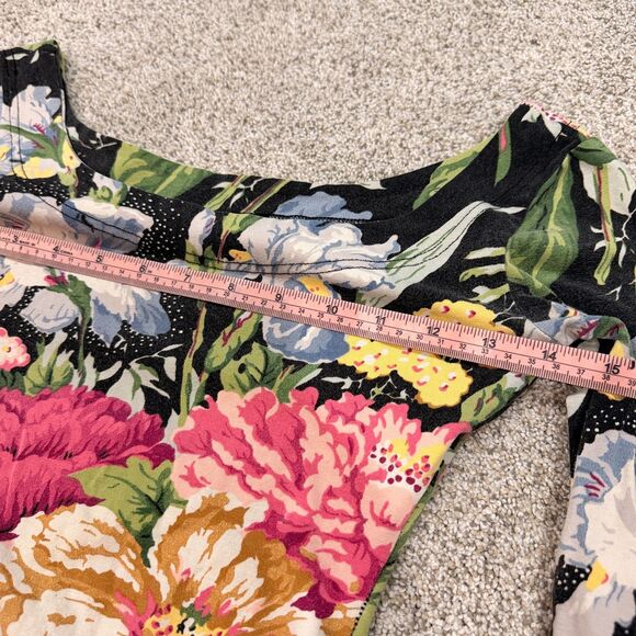 Vintage Betsey Johnson 80s/Early 90s "Punk Label" Floral Bodysuit - Picture 7 of 9